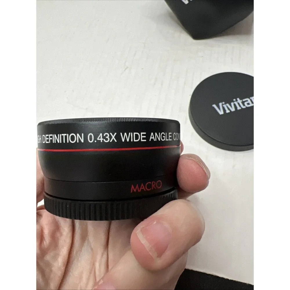 Vivitar HD4 MC AF High Definition .43x Wide Angle Converter w Macro Japan Optics